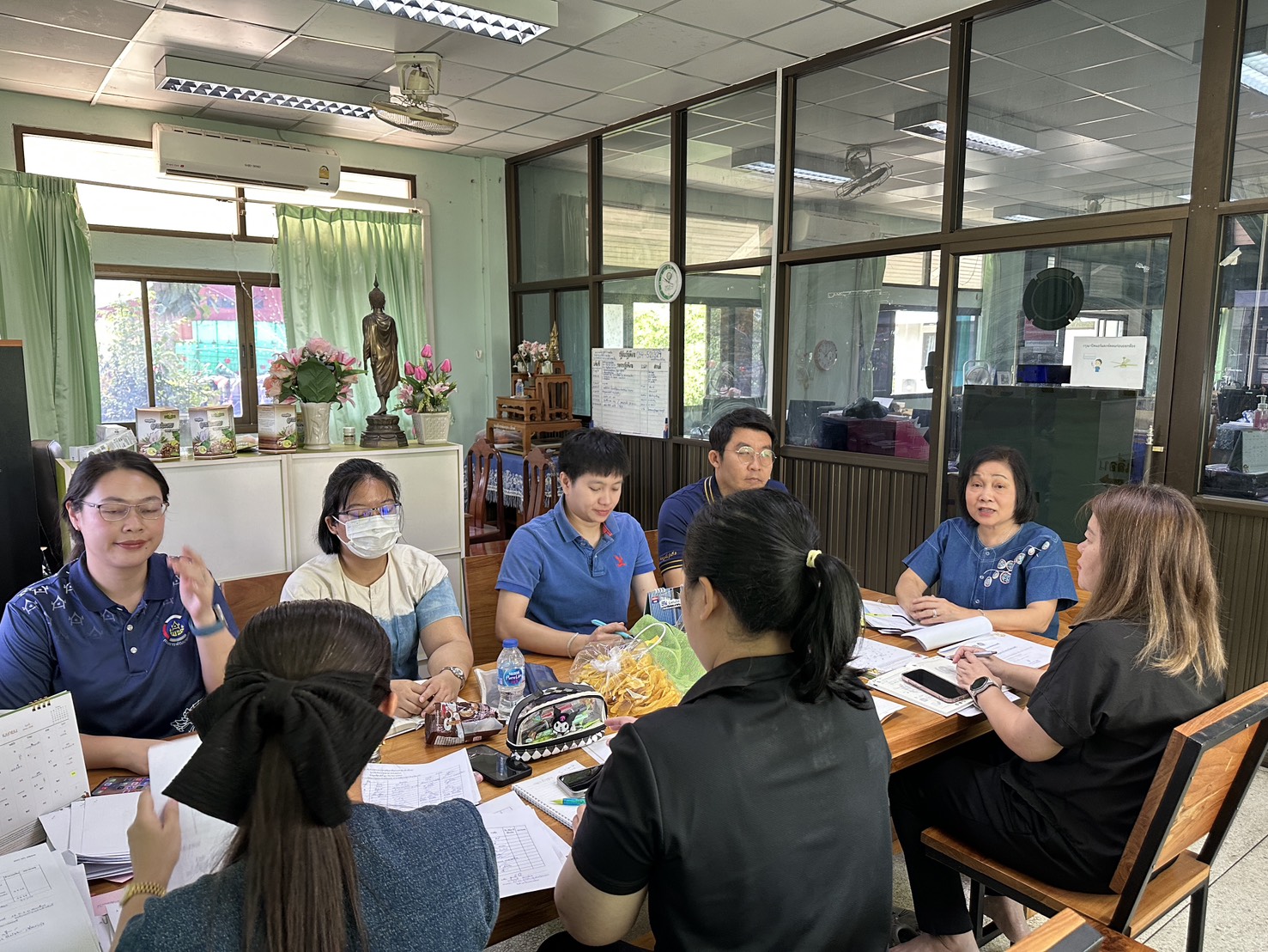 📊พช.เมืองแพร่ ประชุมประจำเดือนสำนักงานพัฒนาชุมชนอำเภอ ครั้งที่ 4/2569